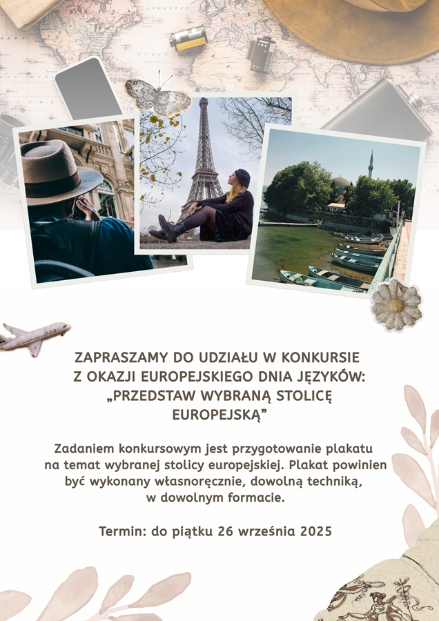 Zapraszamy do udziału w konkursie z okazji Europejskiego Dnia Języków