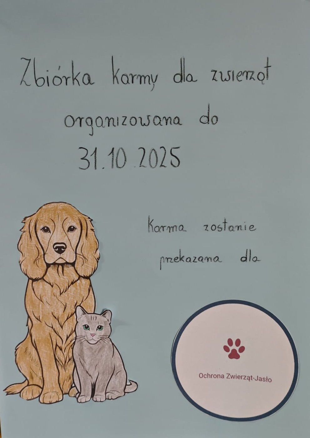 Zbiórka dla potrzebujących zwierząt