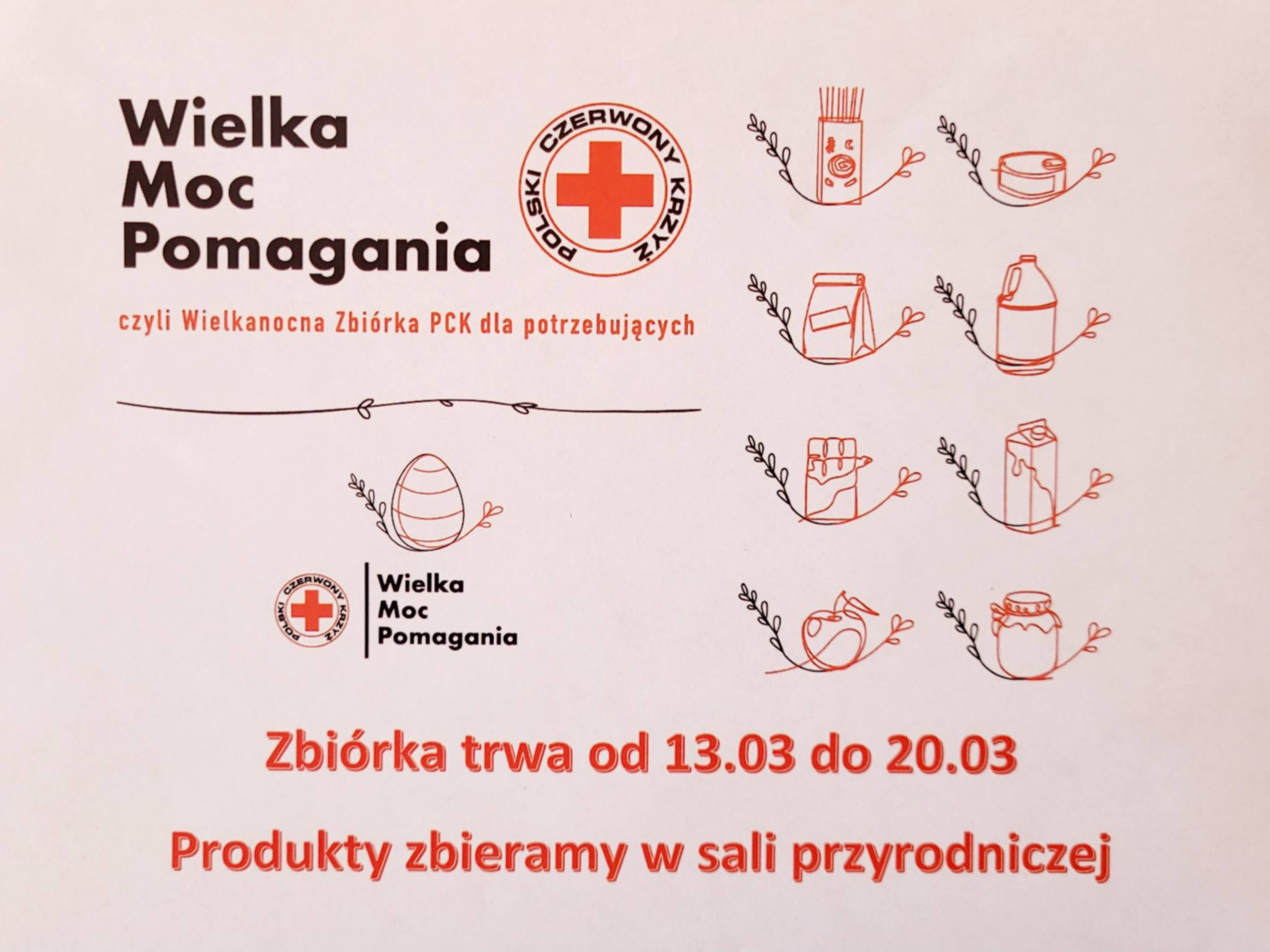 Wielkanocna zbiórka żywności dla PCK